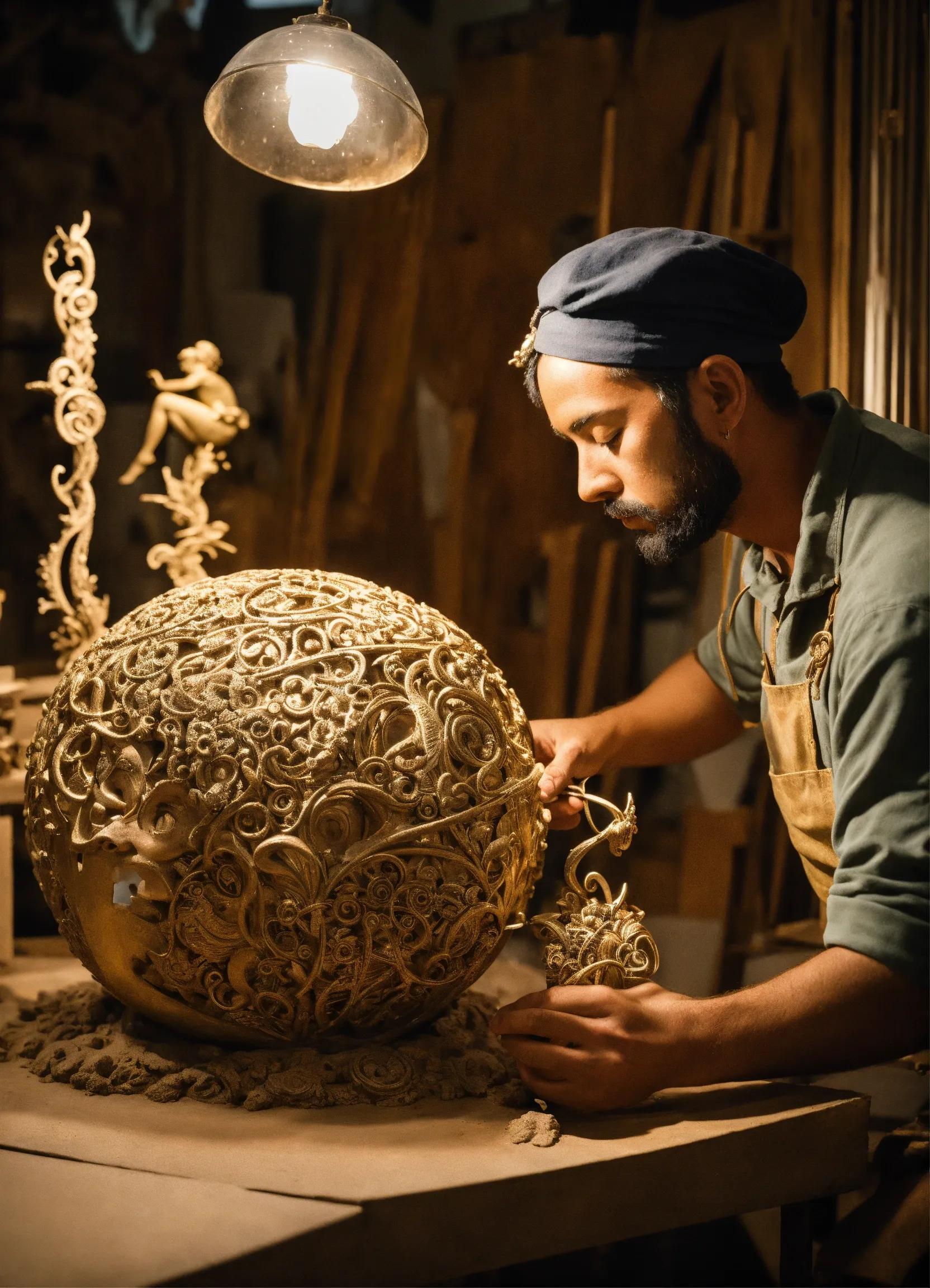 Walnut wood grain texture